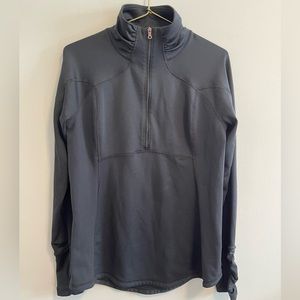 Long sleeve turtleneck half zip pullover-L